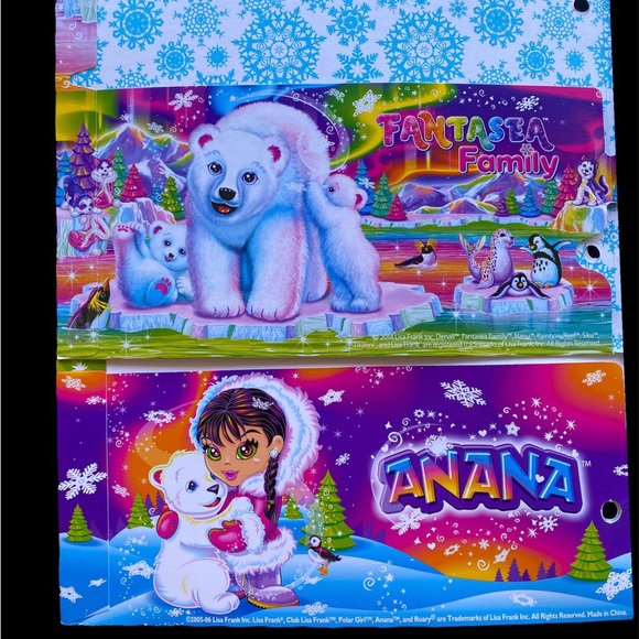 Lisa frank folder bundle anana and fantasea family polar bear - Picture 5 of 6